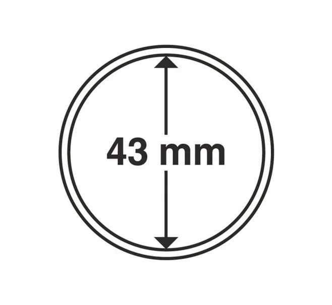 Капсула «CAPS» для монет диаметром до 43 мм LEUCHTTURM 322622 (Артикул L1-17096)