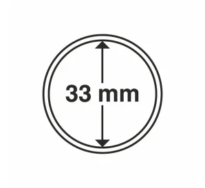 Капсула «CAPS» для монет диаметром до 33 мм LEUCHTTURM 320931