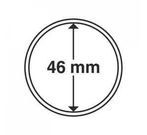 Капсула «CAPS» для монет диаметром до 46 мм LEUCHTTURM 319538