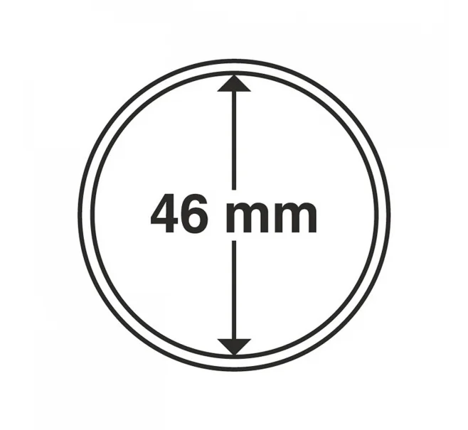 Капсула «CAPS» для монет диаметром до 46 мм LEUCHTTURM 319538 (Артикул L1-17701)