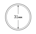 Капсулы «ULTRA» для монет диаметром 31 мм (упаковка 10 штук) LEUCHTTURM 345038 (Артикул L1-18162)