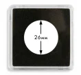 Квадратные капсулы «QUADRUM MINI» для монет диаметром до 26 мм (упаковка 10 штук) LEUCHTTURM 360085