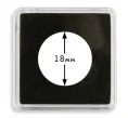 Квадратные капсулы «QUADRUM MINI» для монет диаметром до 18 мм (упаковка 10 штук) LEUCHTTURM 360070 (Артикул L1-18173)