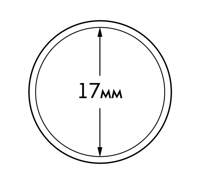 Капсулы «ULTRA» для монет диаметром до 17 мм (упаковка 10 штук) LEUCHTTURM 345018 (Артикул L1-18179)
