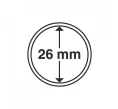 Капсулы «CAPS» для монет диаметром до 26 мм (упаковка 100 штук) LEUCHTTURM 313851 (Артикул L1-18215)