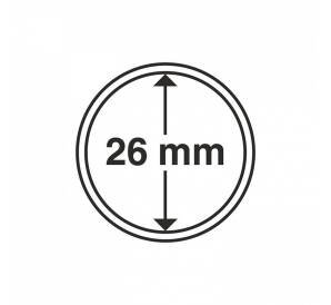 Капсула «CAPS» для монет диаметром до 26 мм LEUCHTTURM 313851