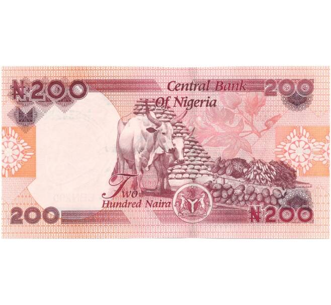 Банкнота 200 найра 2022 года Нигерия (Артикул: B2-10127) — Фото №2