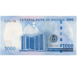 1000 найра 2022 года Нигерия — Фото №2