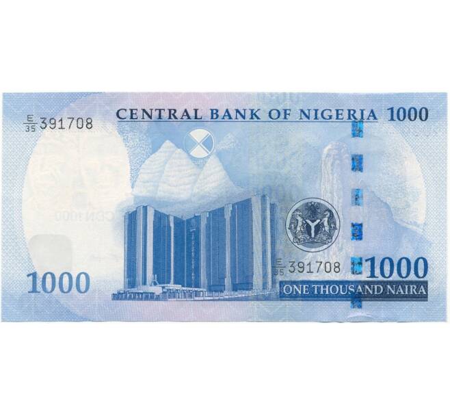 Банкнота 1000 найра 2022 года Нигерия (Артикул: B2-10130) — Фото №2