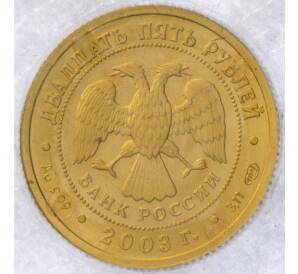 25 рублей 2003 года СПМД «Знаки зодиака — Водолей»