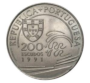 200 эскудо 1991 года Португалия «Христофор Колумб в Португалии» — Фото №2