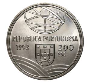 200 эскудо 1993 года Португалия «Спрингальд — механическое устройство артиллерии» — Фото №2