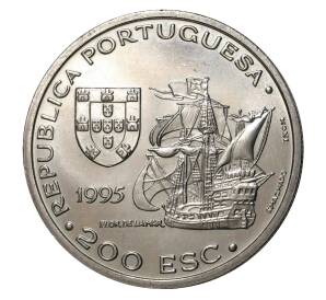 200 эскудо 1995 года Португалия «480 лет со дня смерти Афонсу де Албукерки» — Фото №2