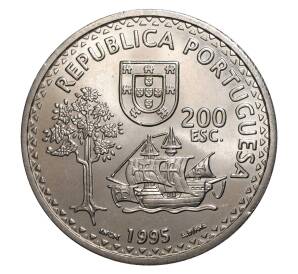 200 эскудо 1995 года 480 лет островам Солор и Тимор — Фото №2