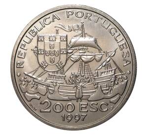 200 эскудо 1997 года 445 лет со дня смерти святого Франциска Ксаверия — Фото №2