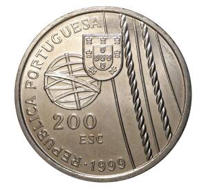 200 эскудо 1999 года Португалия «Смерть в море» — Фото №2