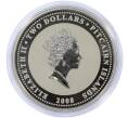 Монета 2 доллара 2008 года Острова Питкэрн «Китайский гороскоп — Год крысы» (Артикул K11-85738)