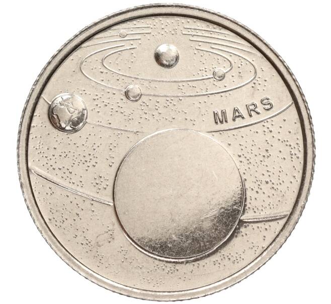Монета 1 куруш 2022 года Турция «Планеты Солнечной системы — Марс» (Артикул M2-59899)