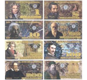 Набор банкнот Колумбия — Великие люди — Фото №1