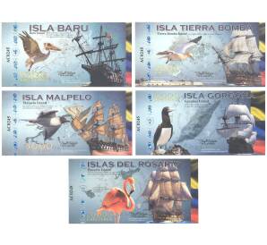 Набор банкнот Колумбия — Острова — Фото №1