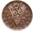 Настольная медаль серии «Борьба за свободу» Норвегия «Генерал Флейшер — Битва при Нарвике» (Артикул H2-1163)