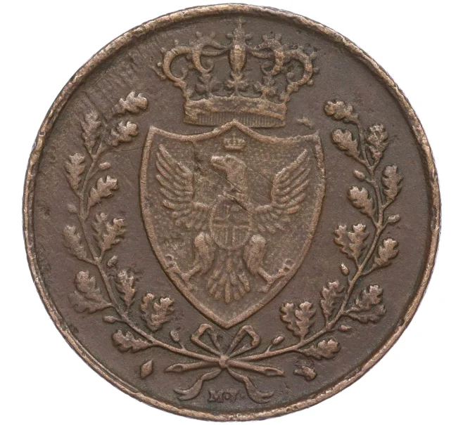 Монета 5 чентезимо 1826 года Сардиния (Артикул K11-86110)