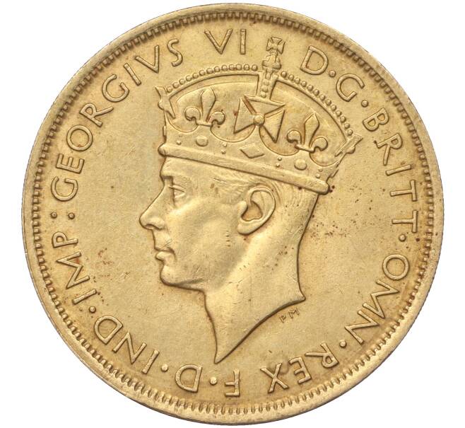 Монета 2 шиллинга 1938 года KN Британская Западная Африка (Артикул K11-86161)