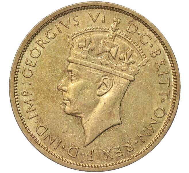 Монета 2 шиллинга 1938 года Н Британская Западная Африка (Артикул K11-86163)