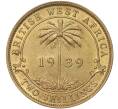 Монета 2 шиллинга 1939 года Н Британская Западная Африка (Артикул K11-86168)