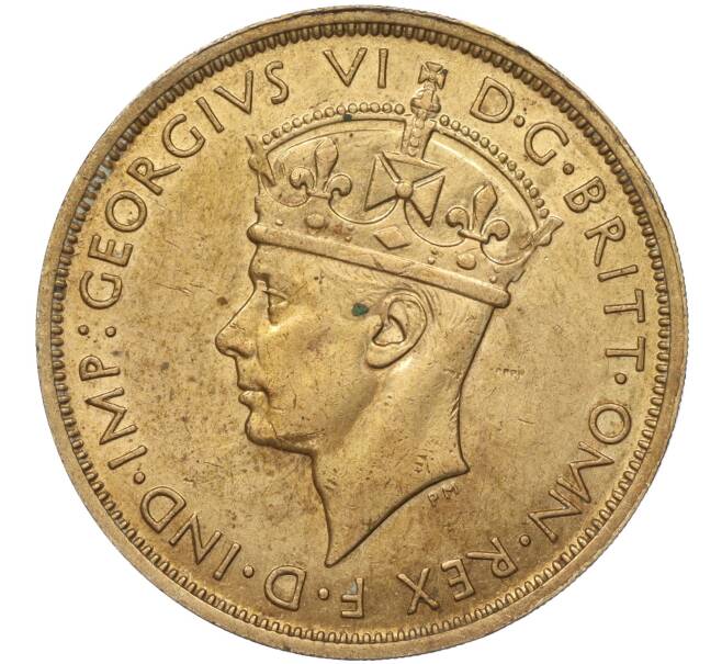 Монета 2 шиллинга 1942 года KN Британская Западная Африка (Артикул K11-86175)