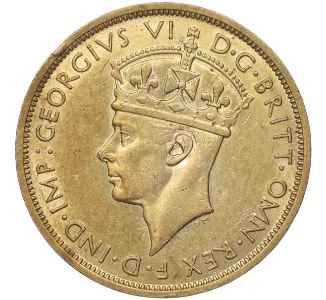 Монета 2 шиллинга 1942 года KN Британская Западная Африка (Артикул K11-86181)