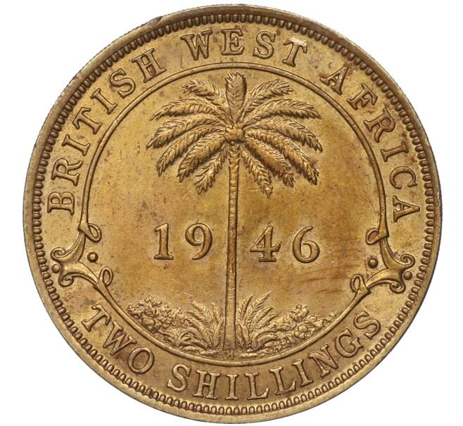 Монета 2 шиллинга 1946 года Н Британская Западная Африка (Артикул K11-86187)