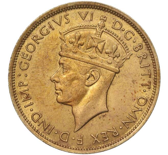 Монета 2 шиллинга 1946 года Н Британская Западная Африка (Артикул K11-86187)