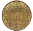 Монета 2 шиллинга 1947 года KN Британская Западная Африка (Артикул K11-86190)
