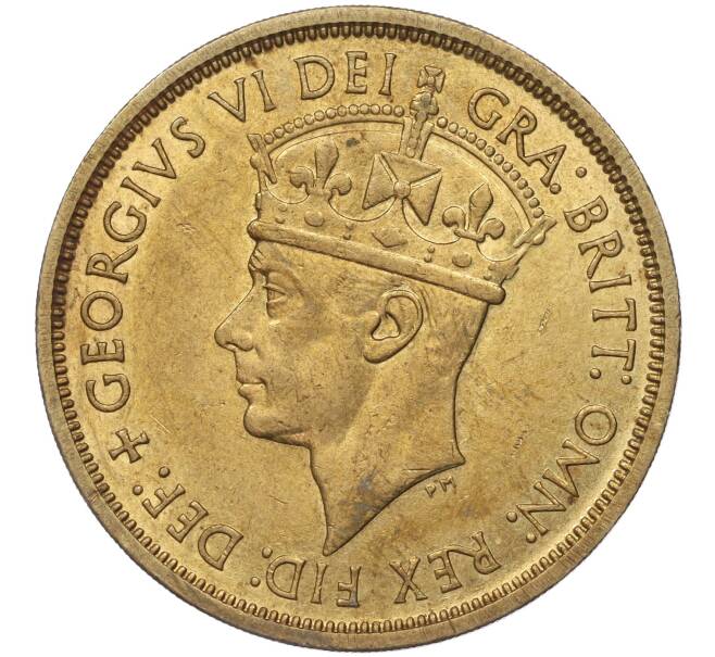 Монета 2 шиллинга 1949 года KN Британская Западная Африка (Артикул K11-86193)