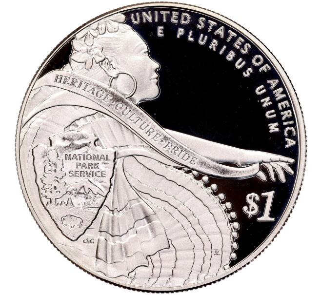 Монета 1 доллар 2016 года Р США «100 лет Службе национальных парков США» (Артикул M2-59965)