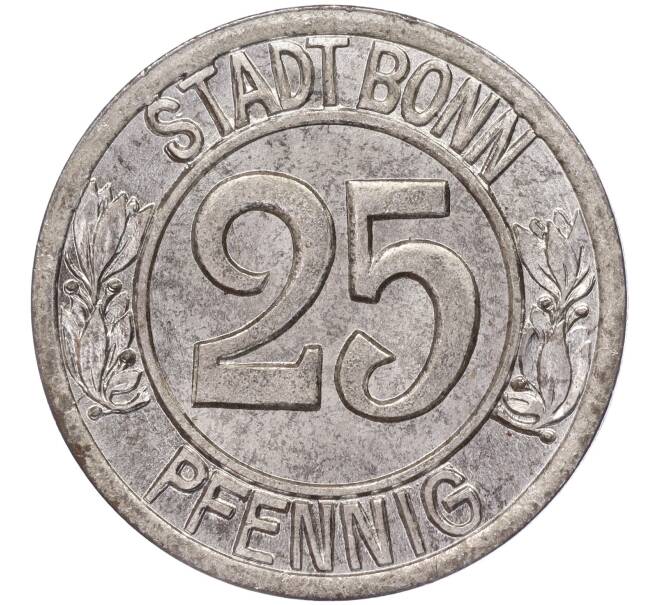 Монета 25 пфеннигов 1920 года Германия — город Бонн «Бетховен» (Нотгельд) (Артикул: K11-86285) — Фото №2