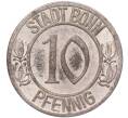 Монета 10 пфеннигов 1920 года Германия — город Бонн «Бетховен» (Нотгельд) (Артикул: K11-86346) — Фото №2
