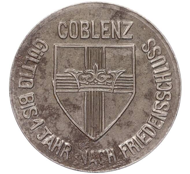 Монета 10 пфеннигов 1918 года Германия — город Кобленц (Нотгельд) (Артикул K11-86372)
