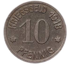 10 пфеннигов 1918 года Германия — город Кобленц (Нотгельд) — Фото №2