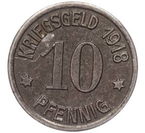 10 пфеннигов 1918 года Германия — город Кобленц (Нотгельд) — Фото №2