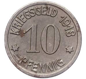 10 пфеннигов 1918 года Германия — город Кобленц (Нотгельд)