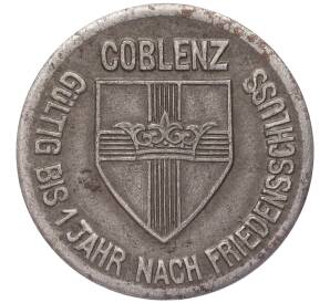 10 пфеннигов 1918 года Германия — город Кобленц (Нотгельд)