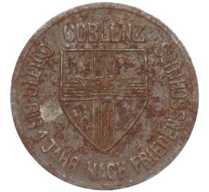 10 пфеннигов 1918 года Германия — город Кобленц (Нотгельд) — Фото №1