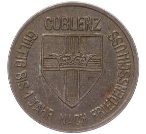 10 пфеннигов 1918 года Германия — город Кобленц (Нотгельд)