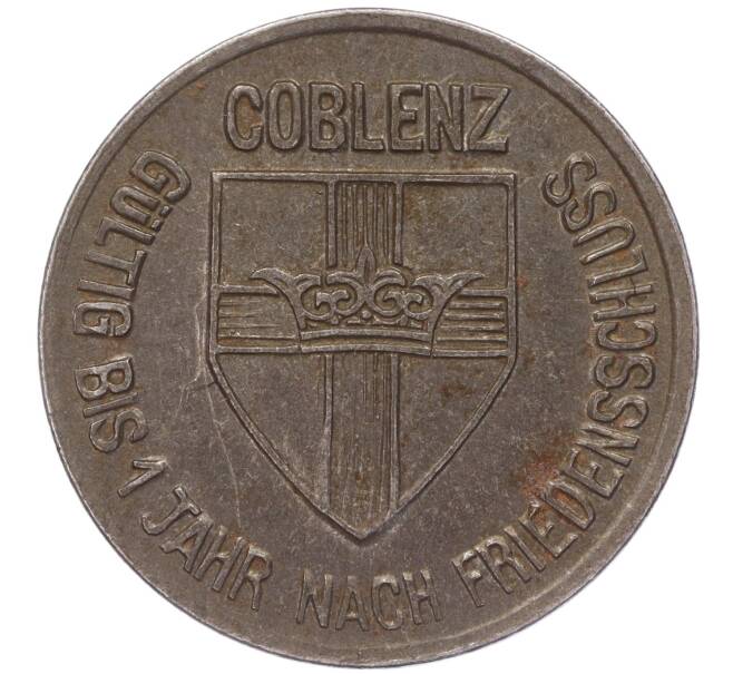 Монета 10 пфеннигов 1918 года Германия — город Кобленц (Нотгельд) (Артикул: K11-86393) — Фото №1