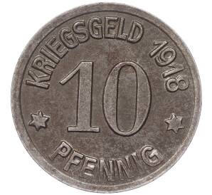 10 пфеннигов 1918 года Германия — город Кобленц (Нотгельд)
