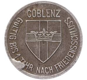 10 пфеннигов 1918 года Германия — город Кобленц (Нотгельд)