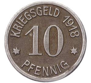 10 пфеннигов 1918 года Германия — город Кобленц (Нотгельд)
