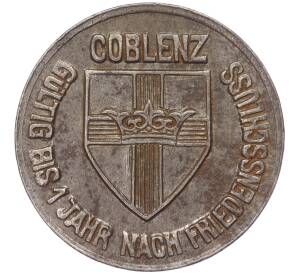 10 пфеннигов 1918 года Германия — город Кобленц (Нотгельд)